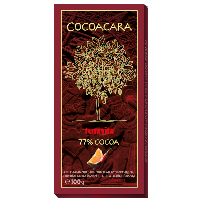 Cocoacara 77% orange&chilli