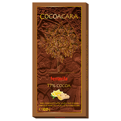 Cocoacara 77% yuzu & imbir